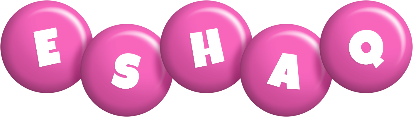 Eshaq candy-pink logo