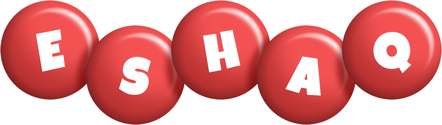 Eshaq candy-red logo