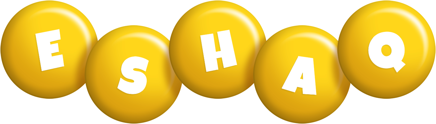 Eshaq candy-yellow logo