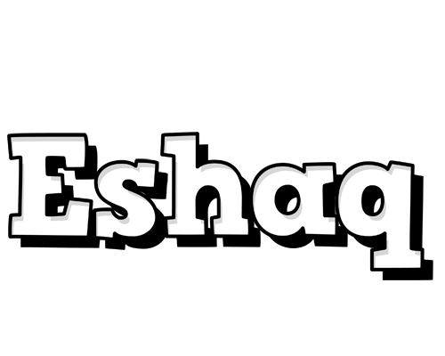 Eshaq snowing logo