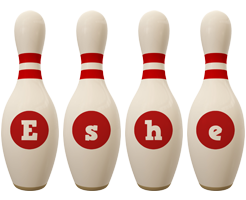 Eshe bowling-pin logo