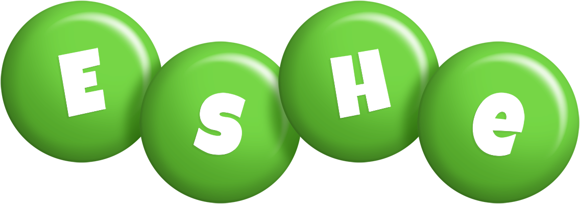 Eshe candy-green logo