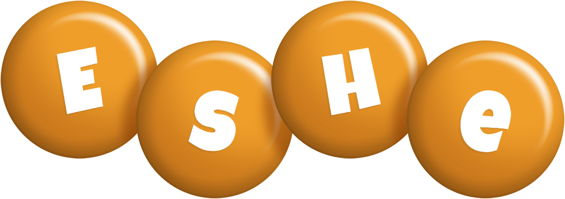 Eshe candy-orange logo