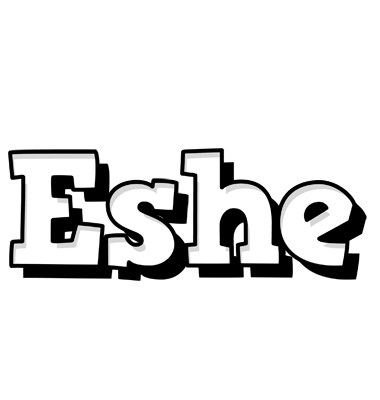 Eshe snowing logo