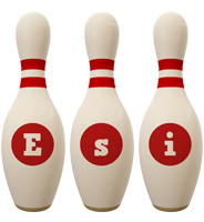 Esi bowling-pin logo