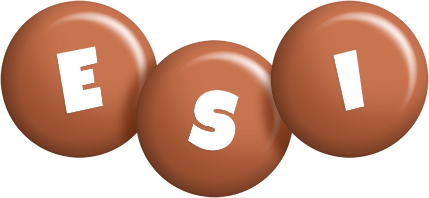 Esi candy-brown logo