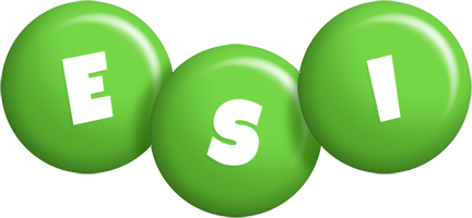 Esi candy-green logo