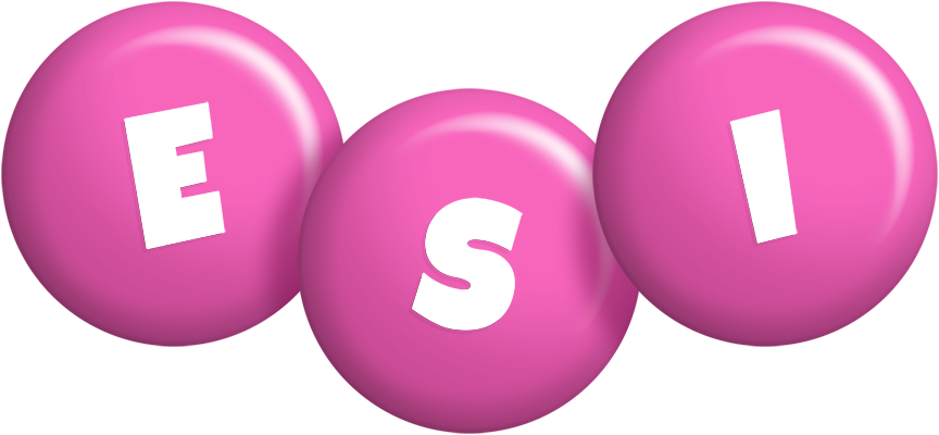 Esi candy-pink logo
