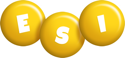 Esi candy-yellow logo