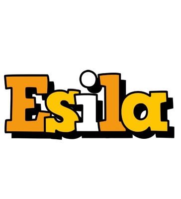 Esila cartoon logo