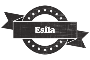 Esila grunge logo