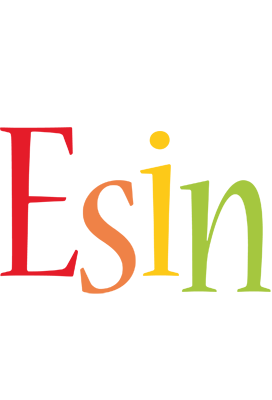 Esin birthday logo