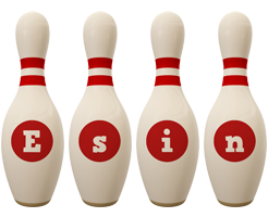 Esin bowling-pin logo