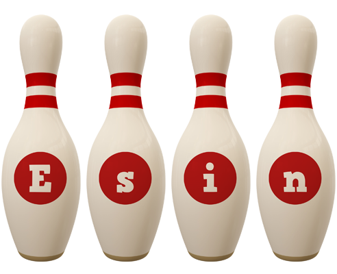 Esin bowling-pin logo