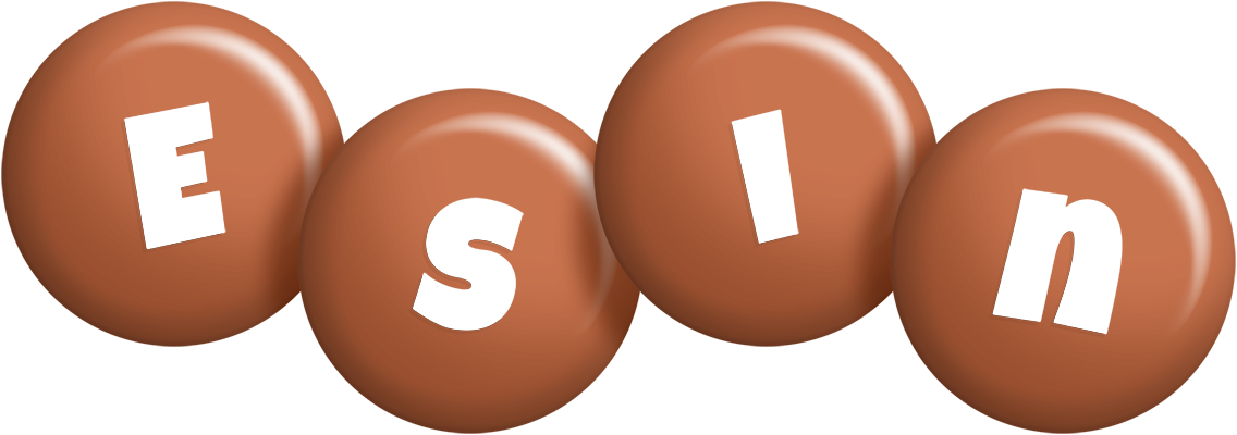 Esin candy-brown logo