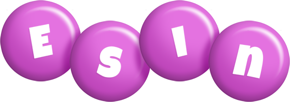 Esin candy-purple logo