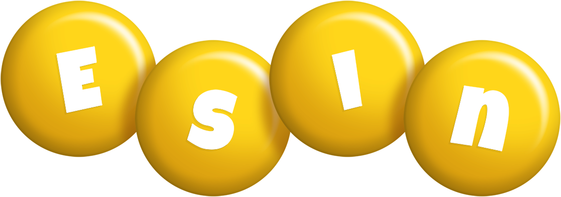 Esin candy-yellow logo