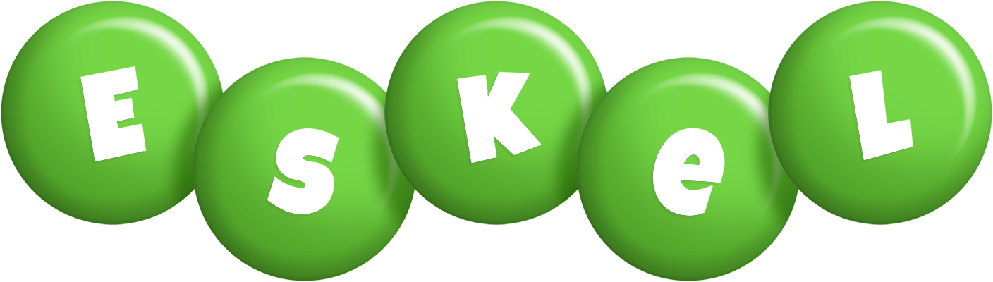 Eskel candy-green logo