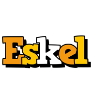 Eskel cartoon logo