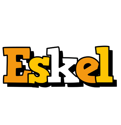 Eskel cartoon logo