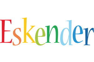 Eskender birthday logo