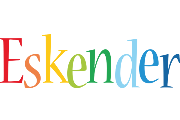 Eskender birthday logo