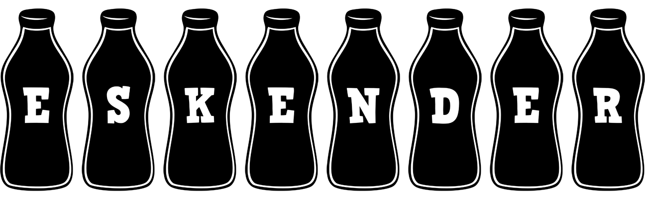 Eskender bottle logo