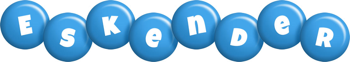 Eskender candy-blue logo