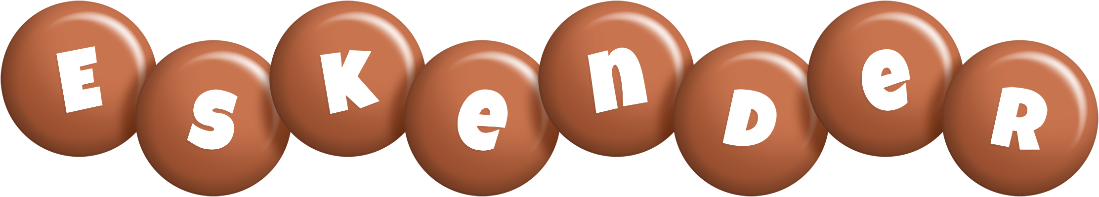 Eskender candy-brown logo