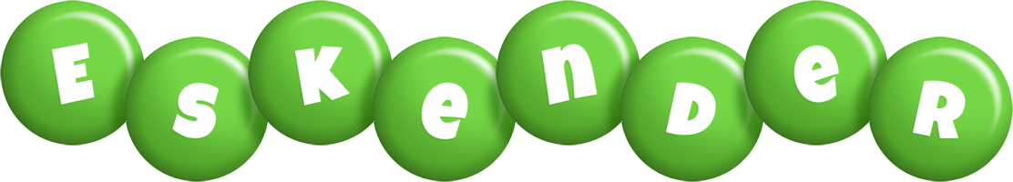 Eskender candy-green logo