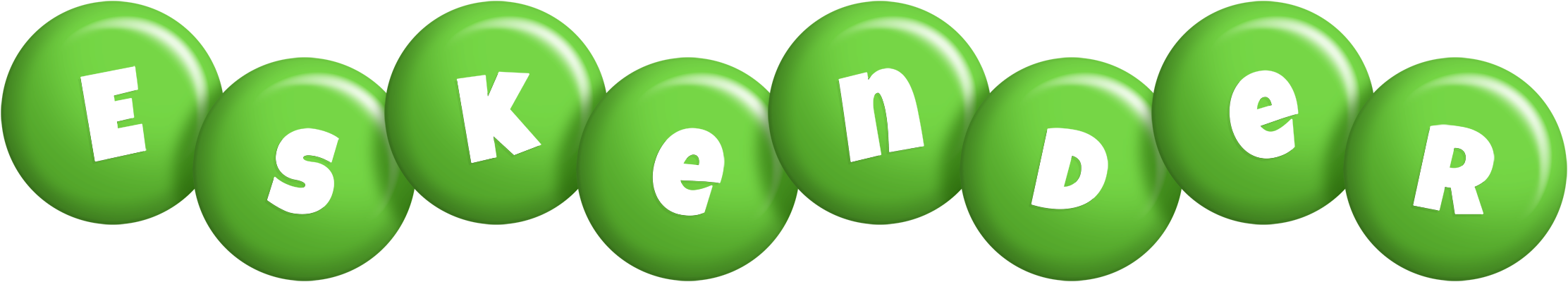 Eskender candy-green logo