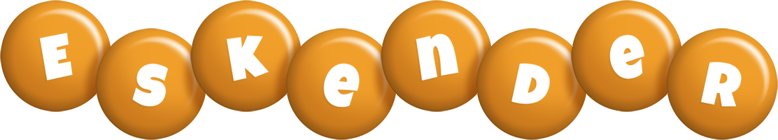 Eskender candy-orange logo