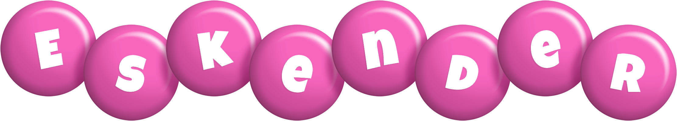 Eskender candy-pink logo