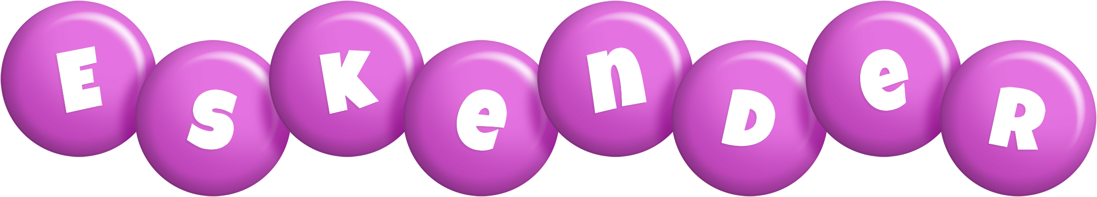Eskender candy-purple logo