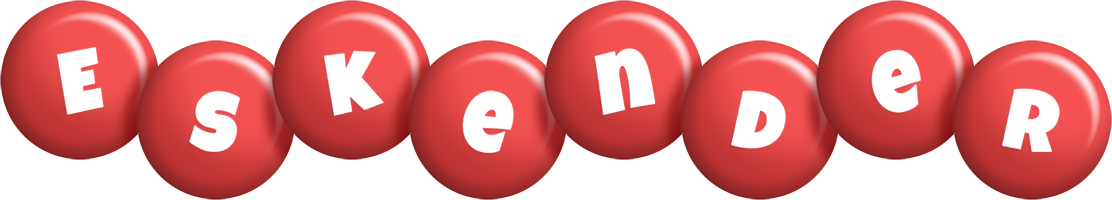 Eskender candy-red logo