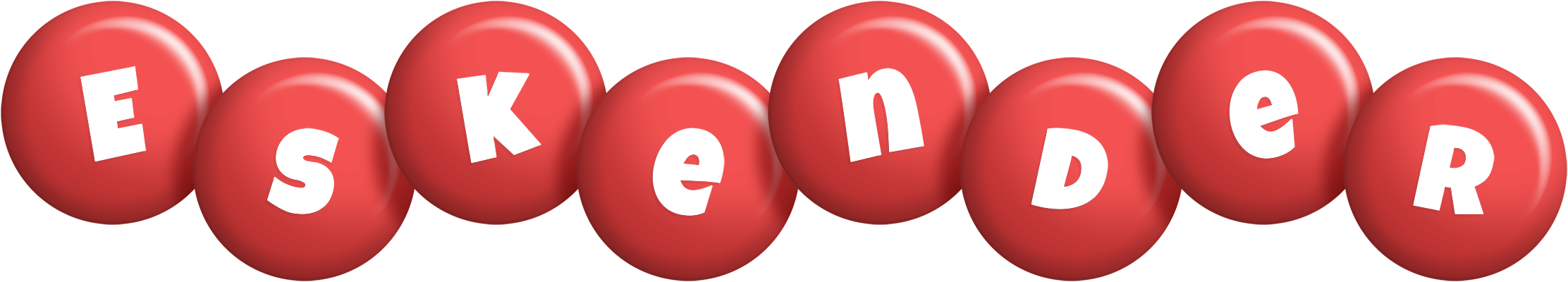 Eskender candy-red logo