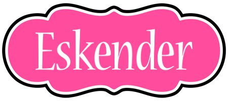 Eskender invitation logo