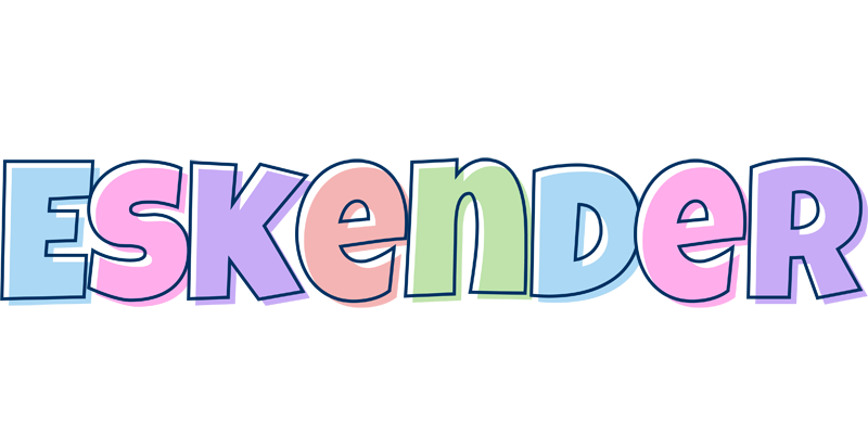 Eskender pastel logo