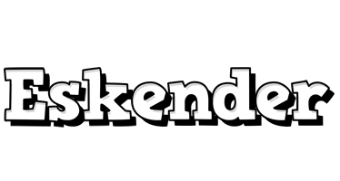 Eskender snowing logo