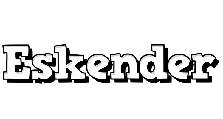 Eskender snowing logo