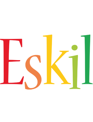 Eskil birthday logo