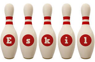 Eskil bowling-pin logo