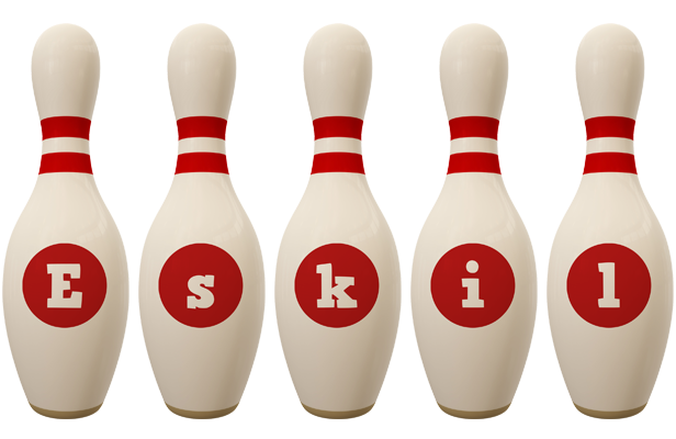Eskil bowling-pin logo