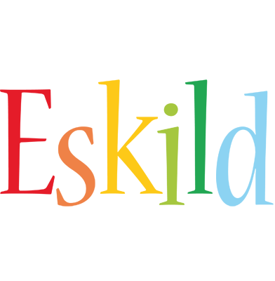 Eskild birthday logo