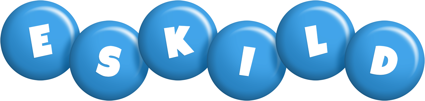 Eskild candy-blue logo