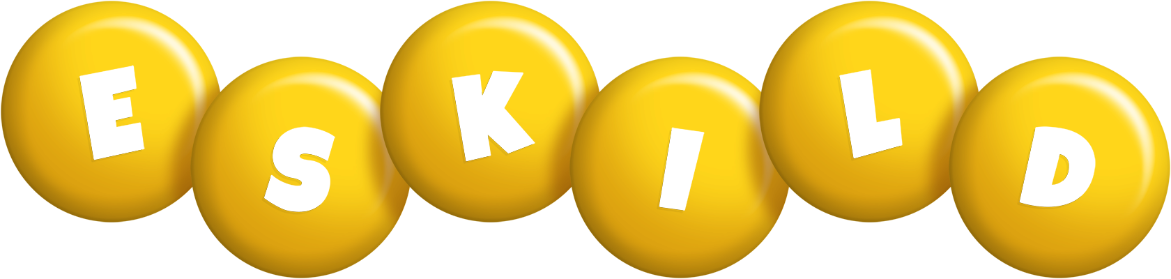 Eskild candy-yellow logo