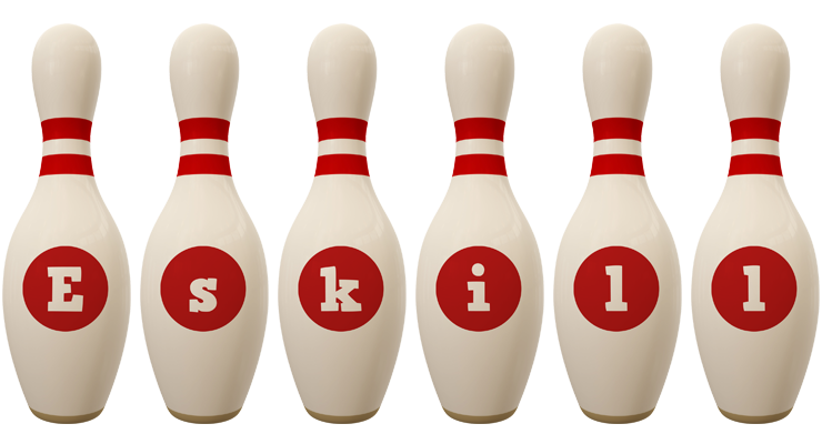 Eskill bowling-pin logo