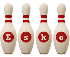 Esko bowling-pin logo