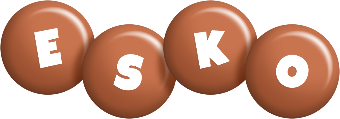 Esko candy-brown logo