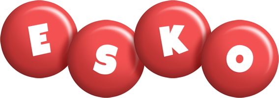 Esko candy-red logo